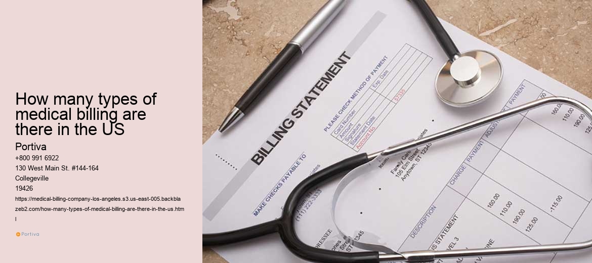 How many types of medical billing are there in the US